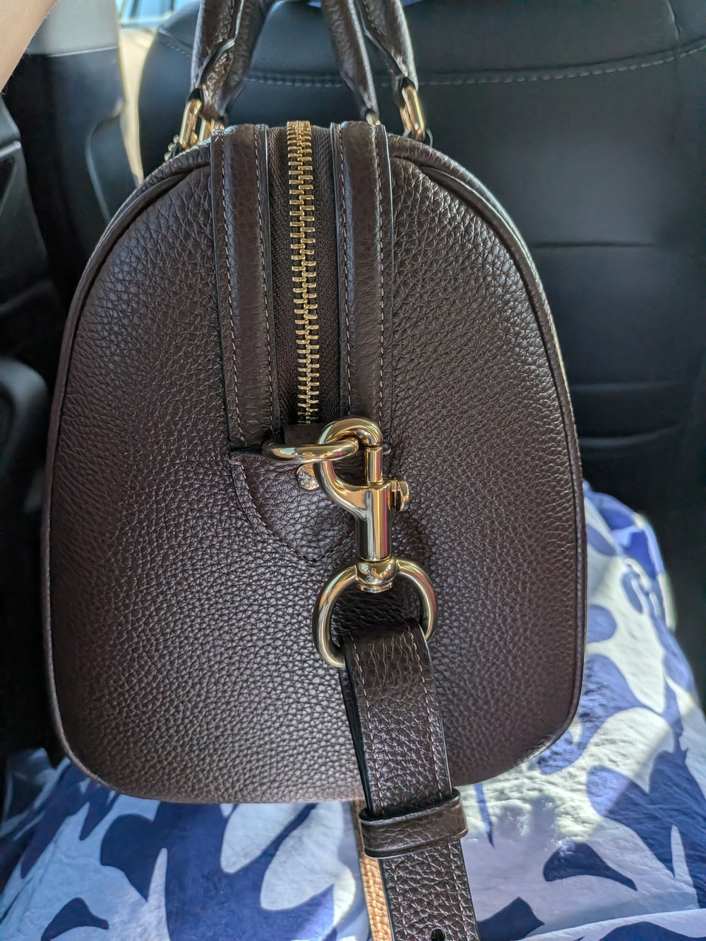 Coach Large Rowan In Maple (Slouchy Version) - Picture 8 of 11
